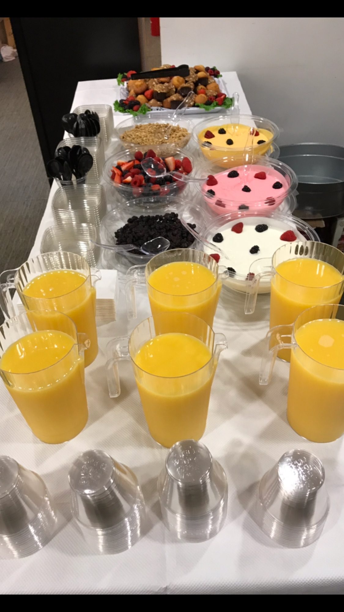 Breakfast Catering NYC Yogurt Bar