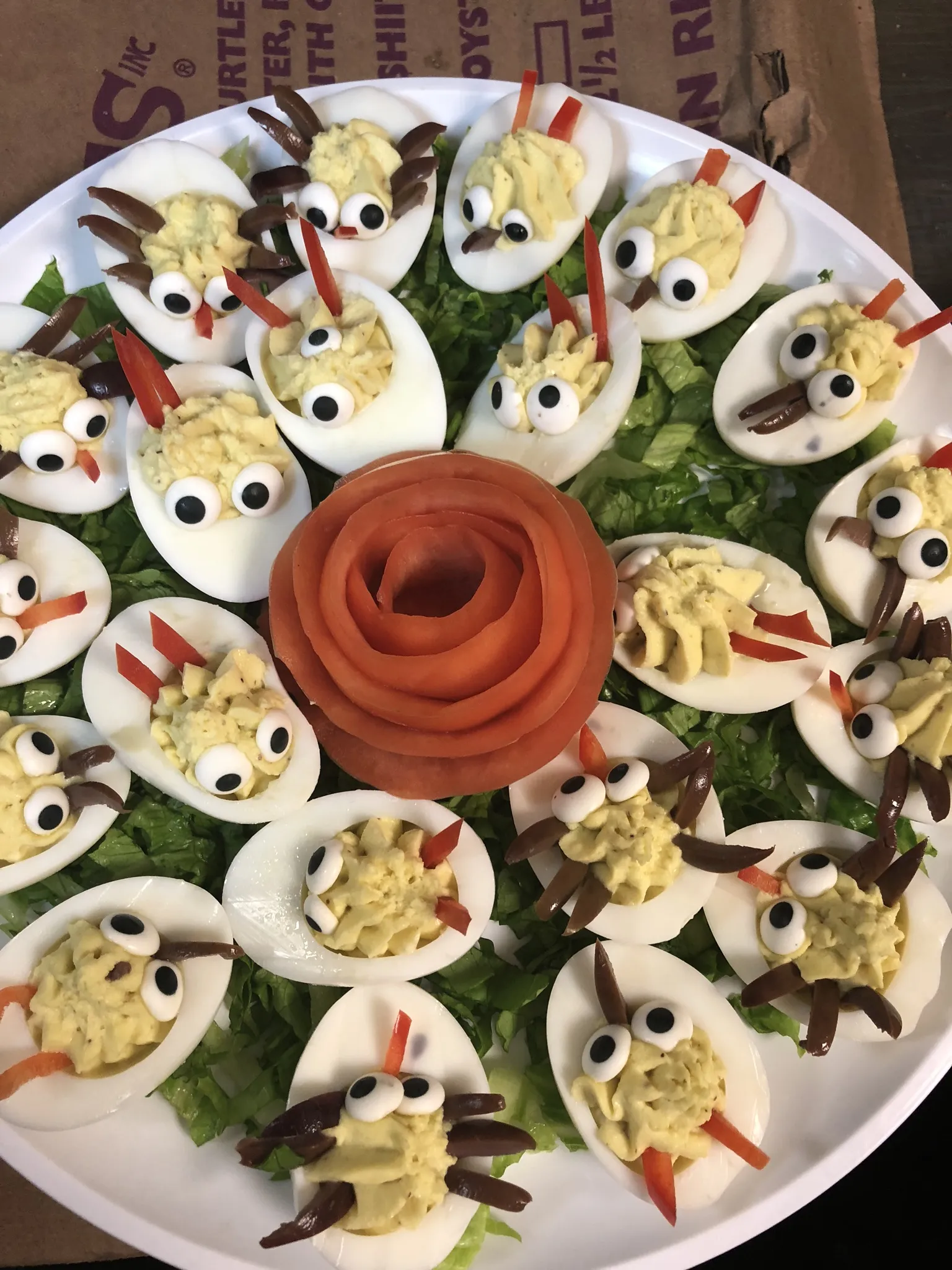 HALLOWEEN CATERING MENU Deviled eggs (2)