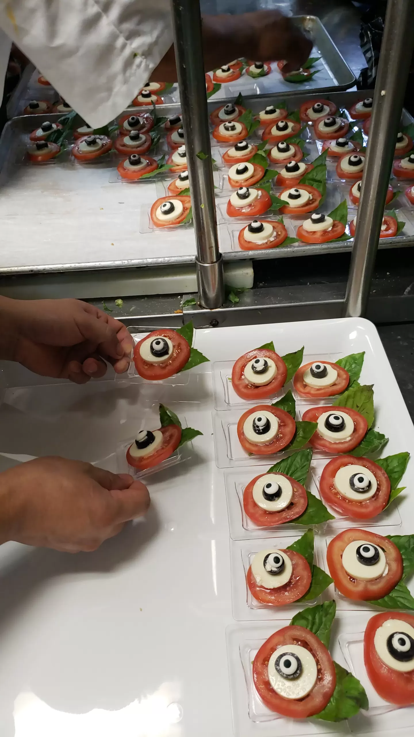 HALLOWEEN CATERING MENU Mozzarella eyes