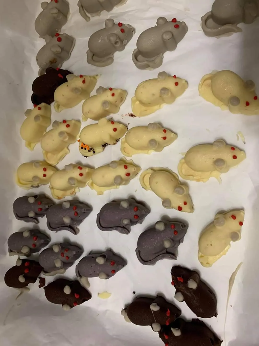 Halloween catering menu Mice Cake Pops