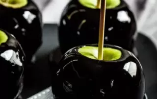 Halloween catering menu Poison Toffee Apples
