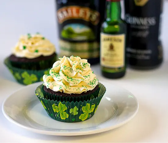 St. Patrick's Day Catering Menu Irish Cupcake
