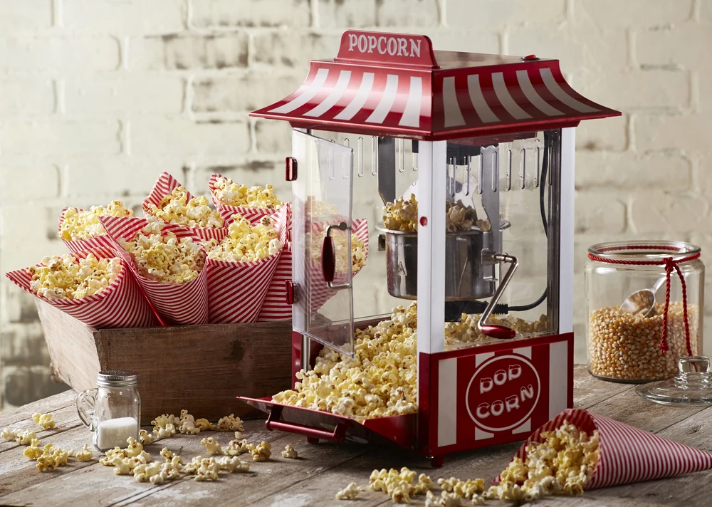 Popcorn machine catering