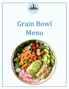 Grain Bowl Catering Menu