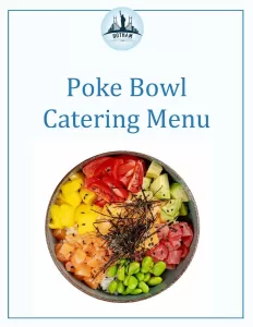 Poke Catering Menu 1